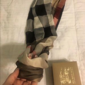 Burberry silk scarf